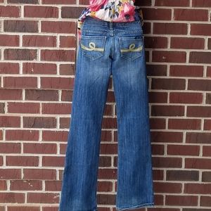 Seven7 womens flattering bootcut jeans.